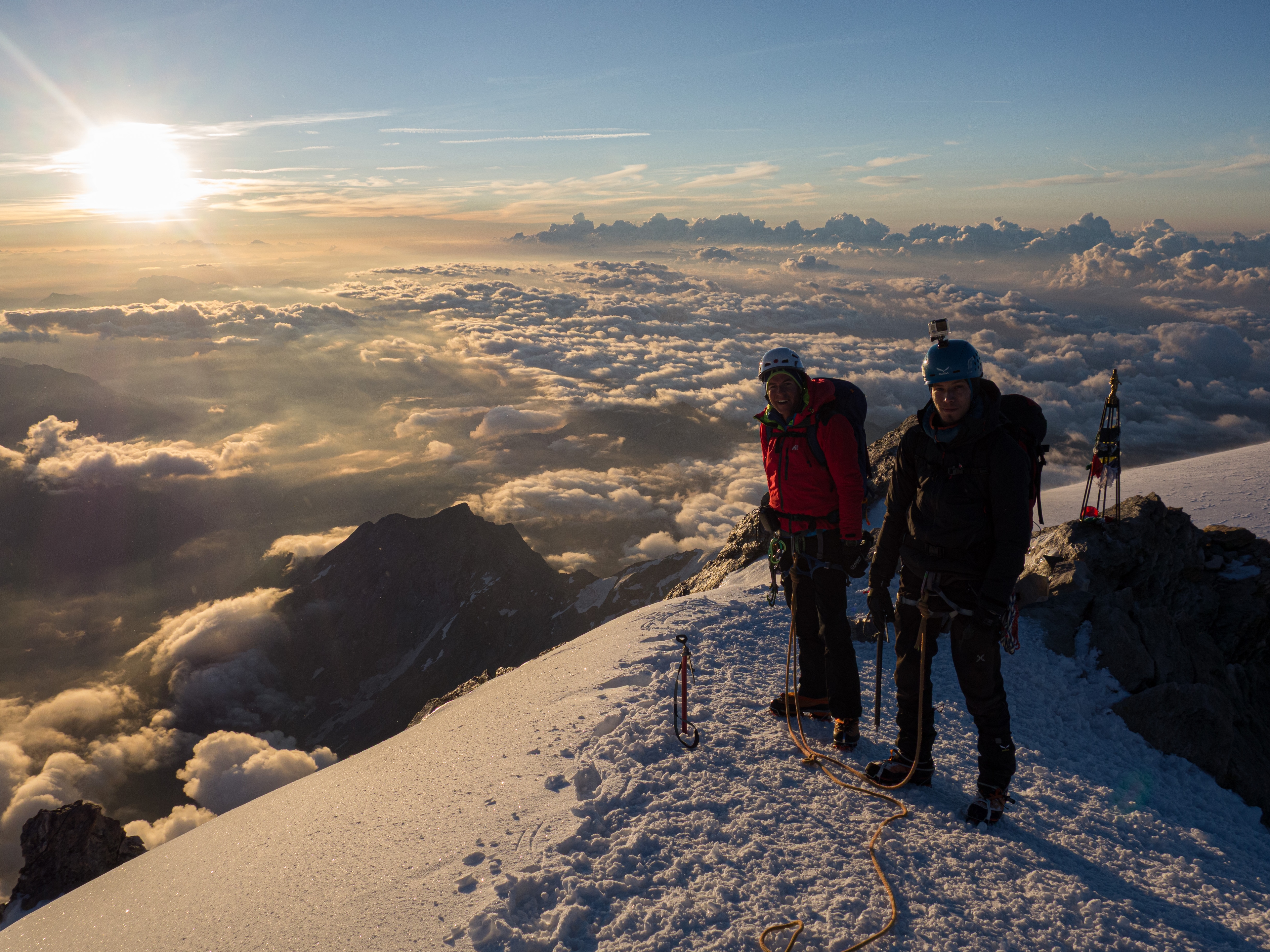 Spaghettirunde Leichte 4000er im Wallis